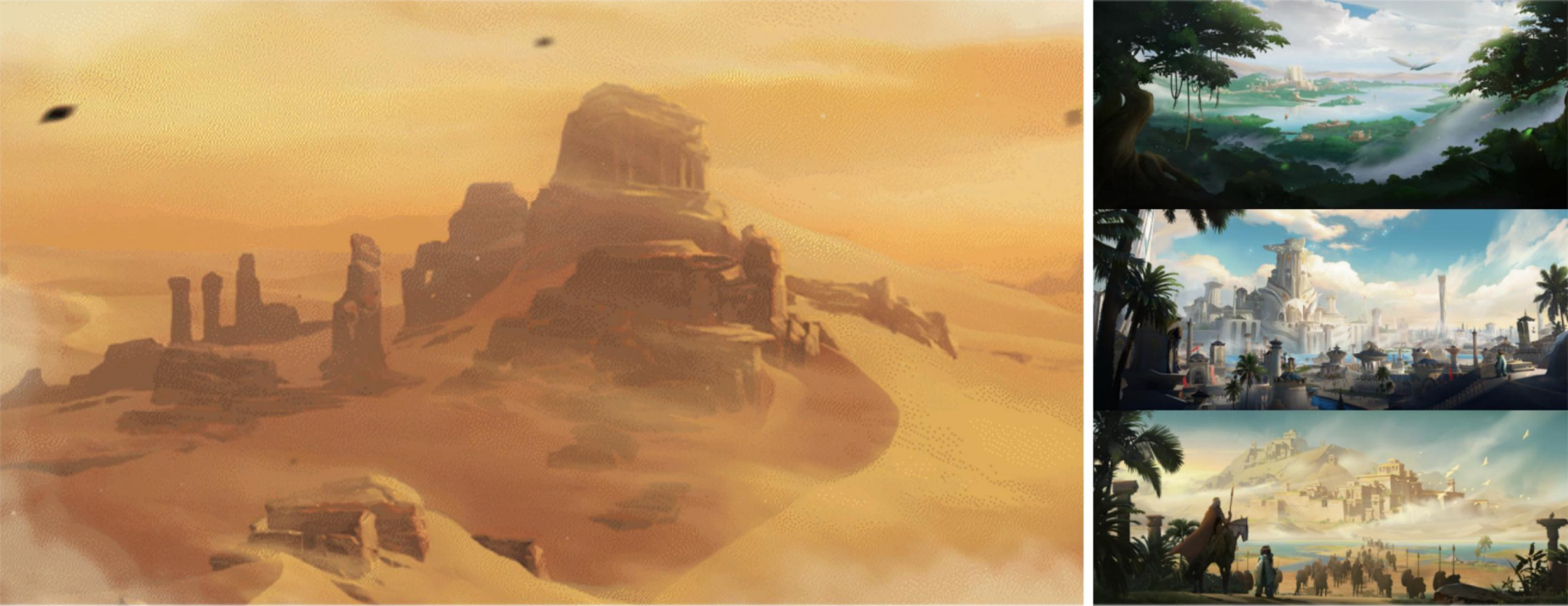 Scene Background Illustration & Concept Art Production